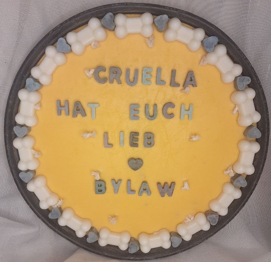 Tischofen mit Motiv / Text - Bylaw