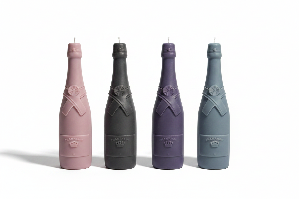 Champagnerflasche Gruppe