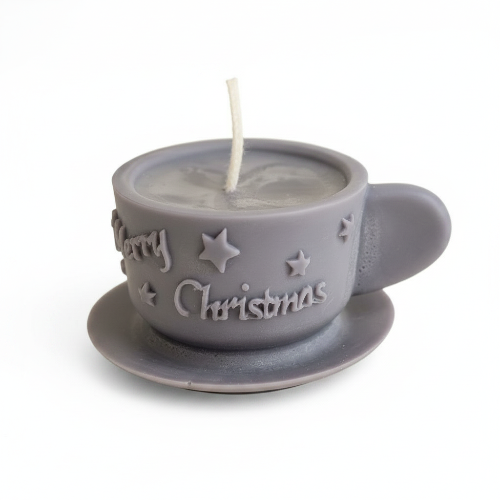 Weihnachtstasse Einzeln - Weißer Hintergrund