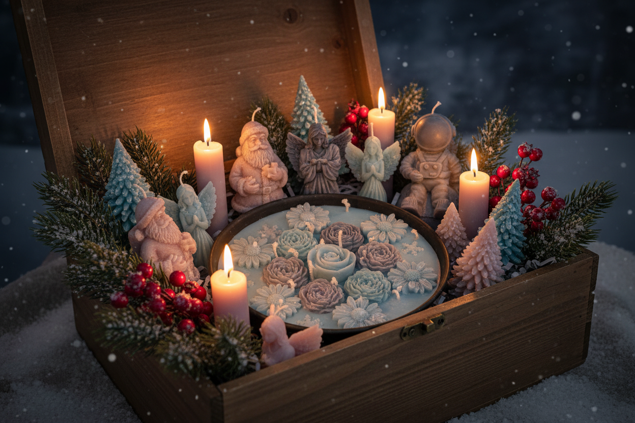 Winterkerzenbox